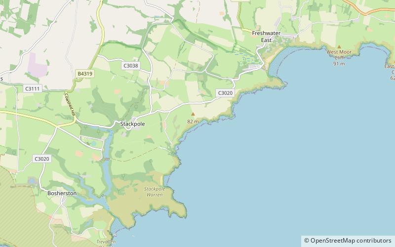 Trewent Point location map