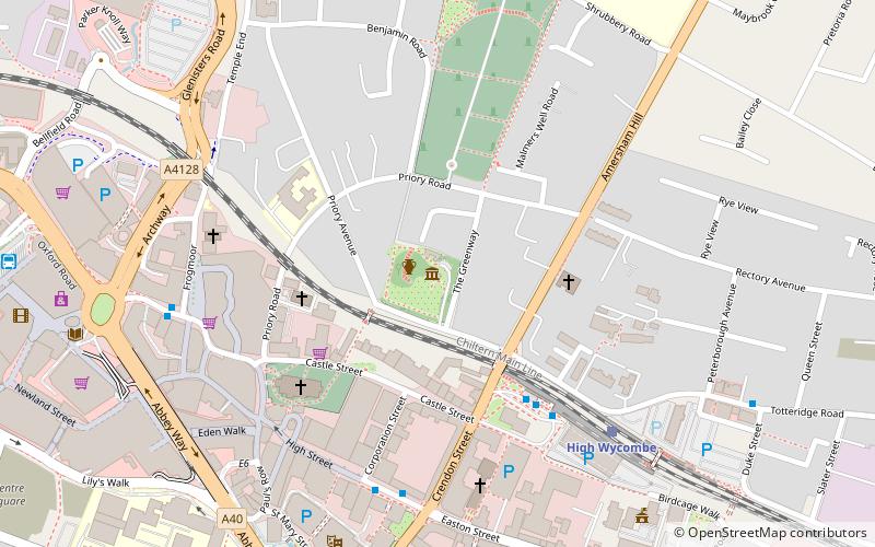 Wycombe Museum location map