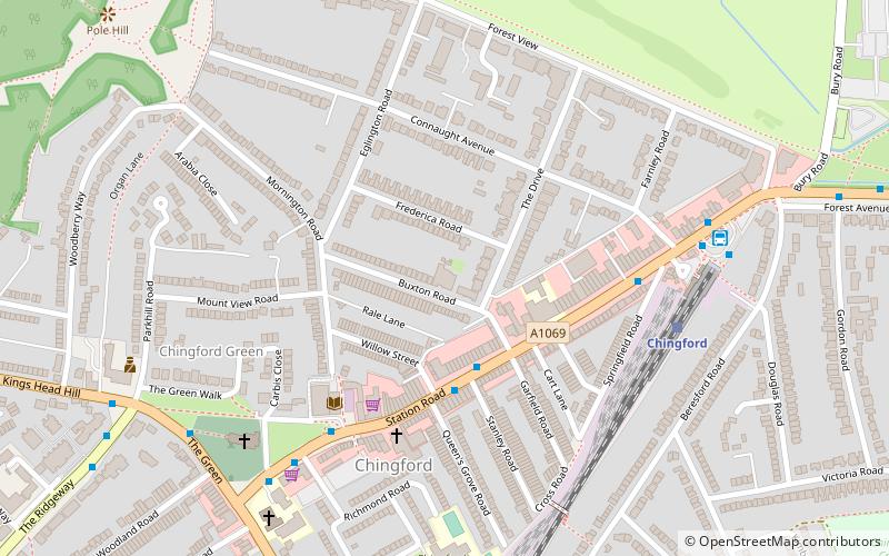 Chingford United Reformed Church location map