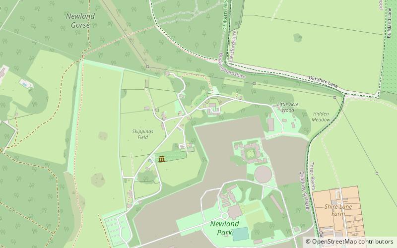 Chiltern Open Air Museum location map