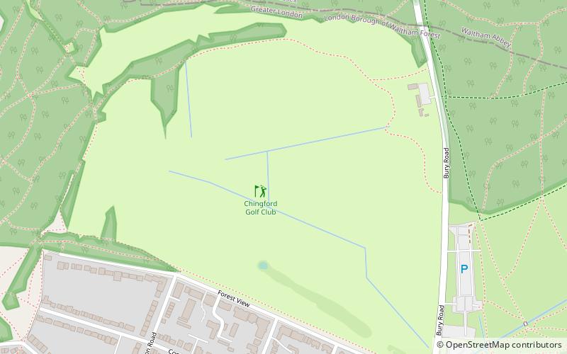 Chingford Green location map