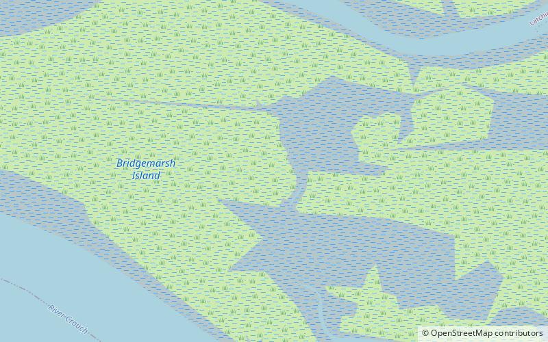 Bridgemarsh Island location map