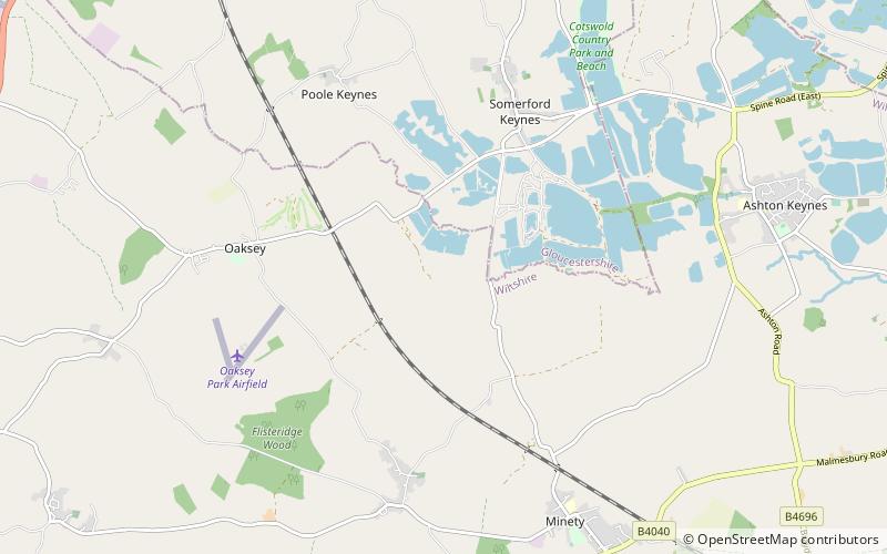 Clattinger Farm location map