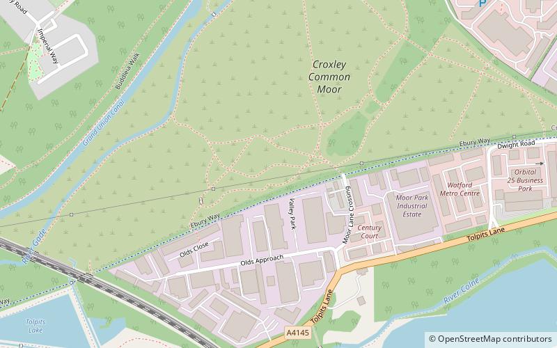 Ebury Way location map