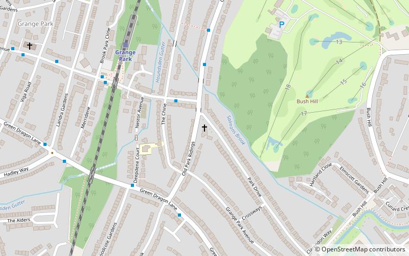 Grange Park Methodist Church location map