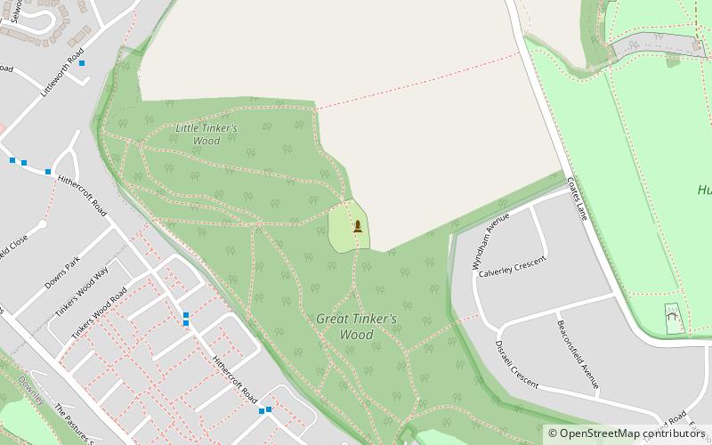 Disraeli Monument location map