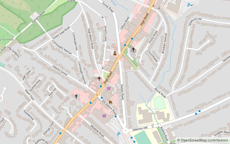 Loughton Arts Centre location map