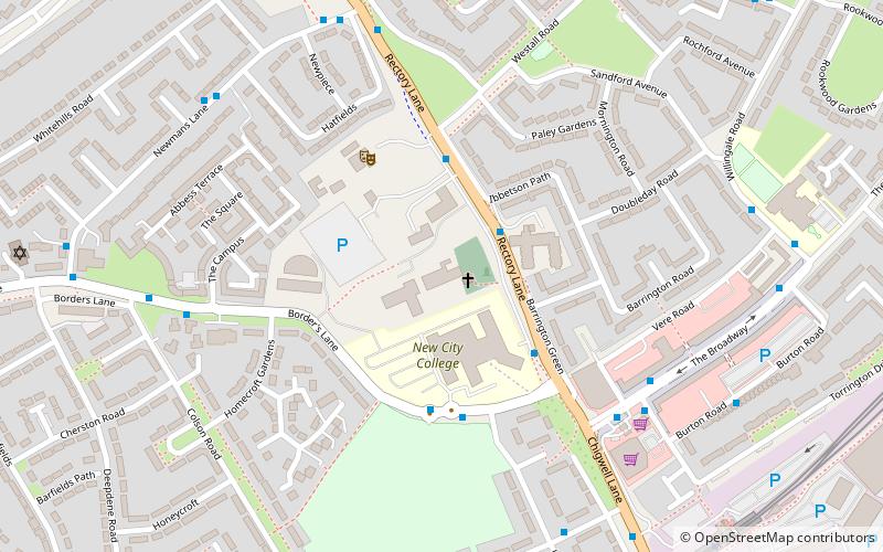 Loughton Hall location map