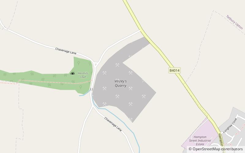 Veizey's Quarry location map