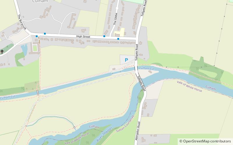 Culham Lock location map