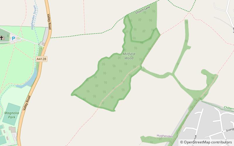 Millfield Wood location map