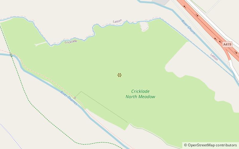 North Meadow location map
