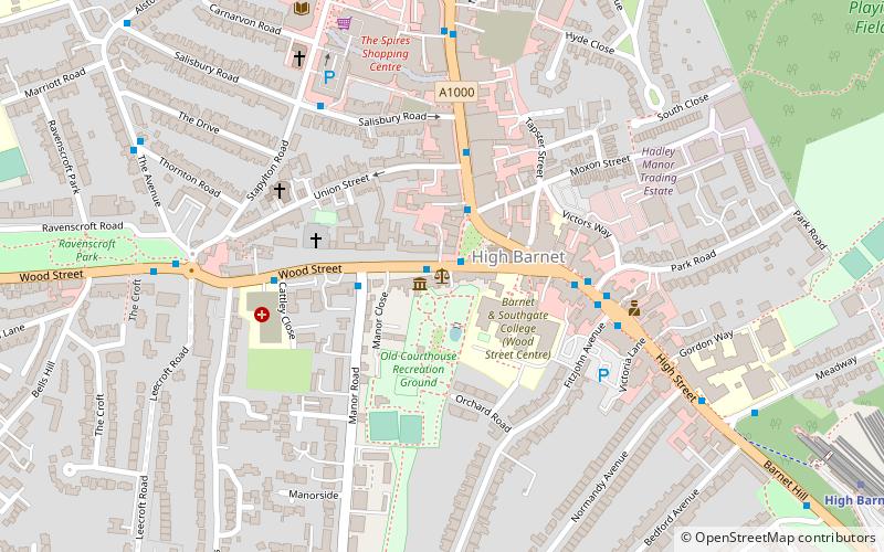 North London Coroner's Court location map