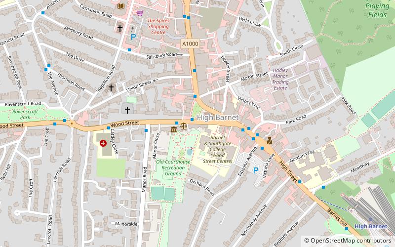 Mitre Inn location map