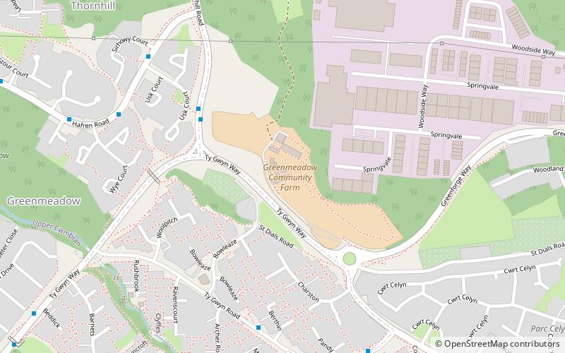 Greenmeadow Community Farm location map