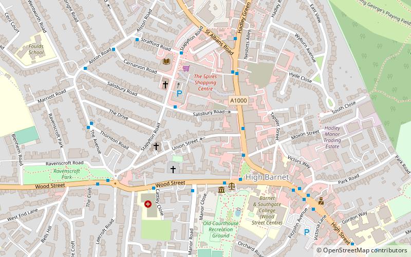 Barnet Museum location map