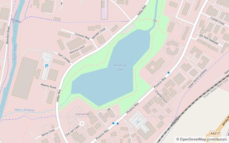 Swansea Enterprise Park location map