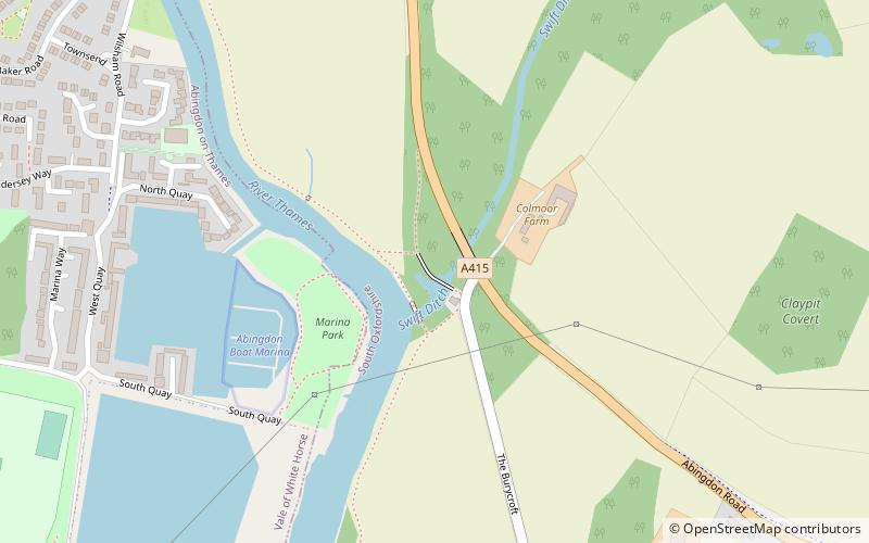 Culham Bridge location map
