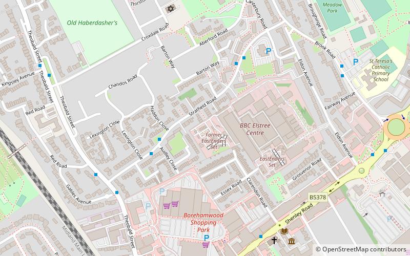 BBC Elstree Centre location map