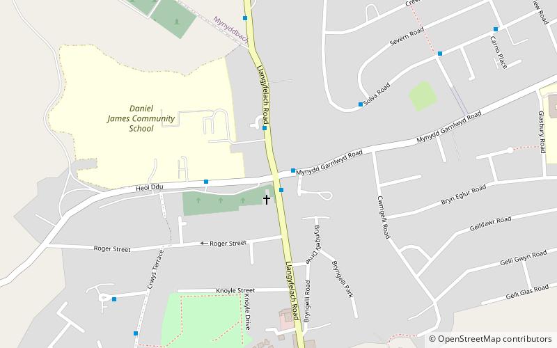 Capilla de Mynyddbach location map