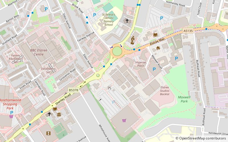 Hertsmere Borough Council location map