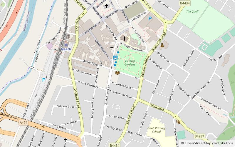 Victoria Gardens location map