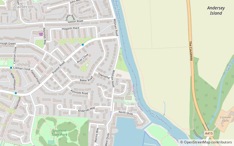 abingdon rowing club abingdon on thames location map