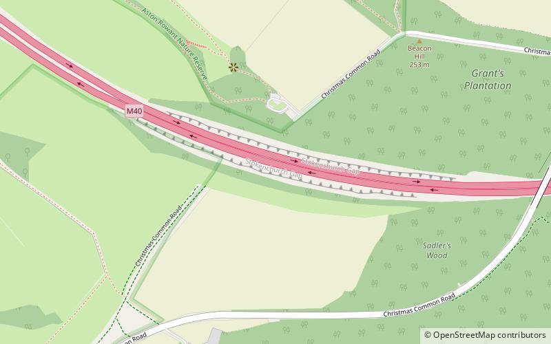 Stokenchurch Gap location map