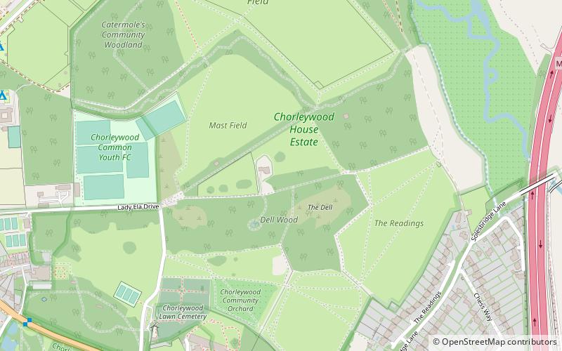 Chorleywood Common location map