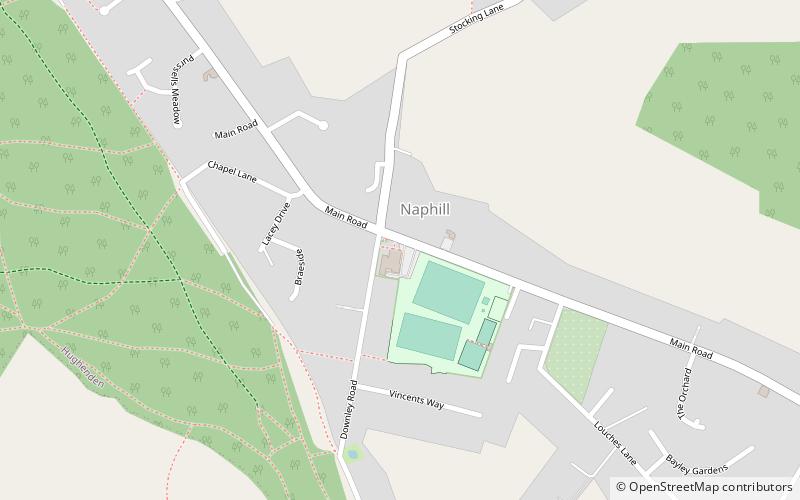 Naphill War Memorial location map