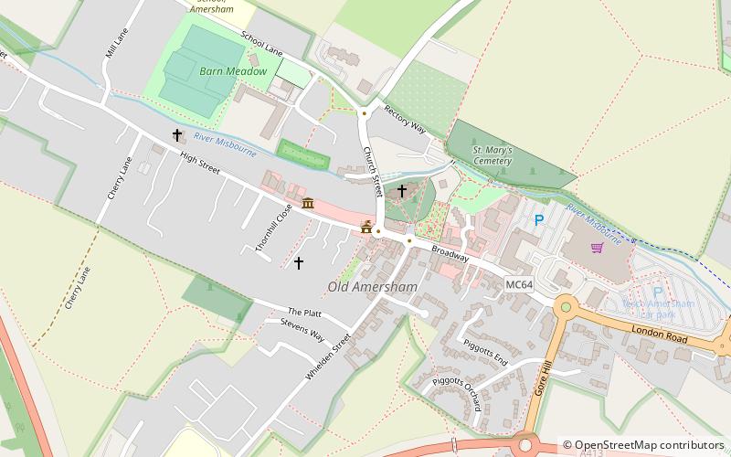 Amersham Market Hall location map