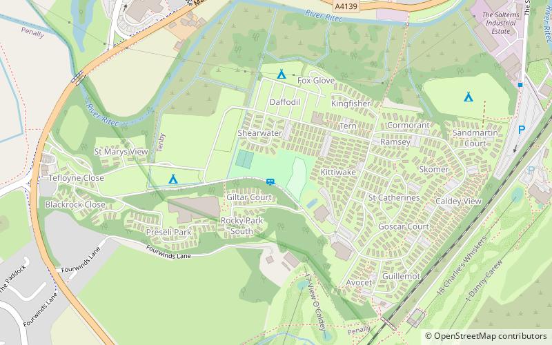 Kiln Park Holiday Centre location map