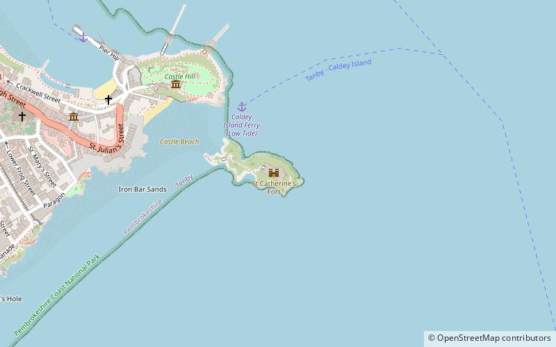 St Catherine's Fort location map