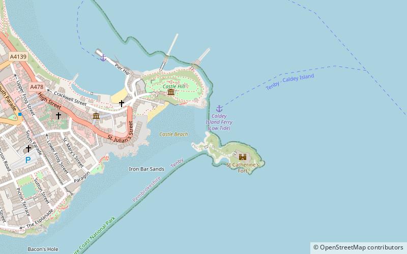 St Catherine’s Island location map