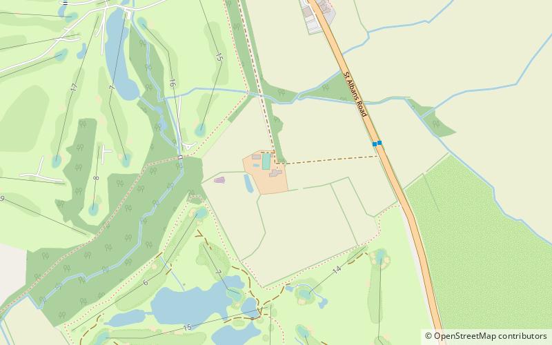 knightsland farm house monken hadley common location map