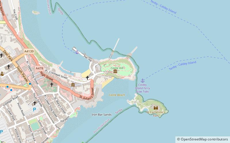 Tenby Museum and Art Gallery location map