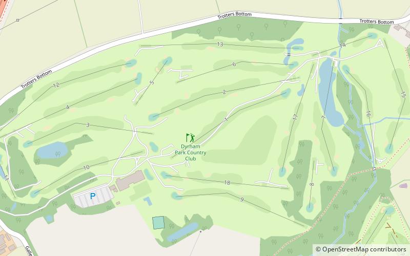 Dyrham Park Country Club location map