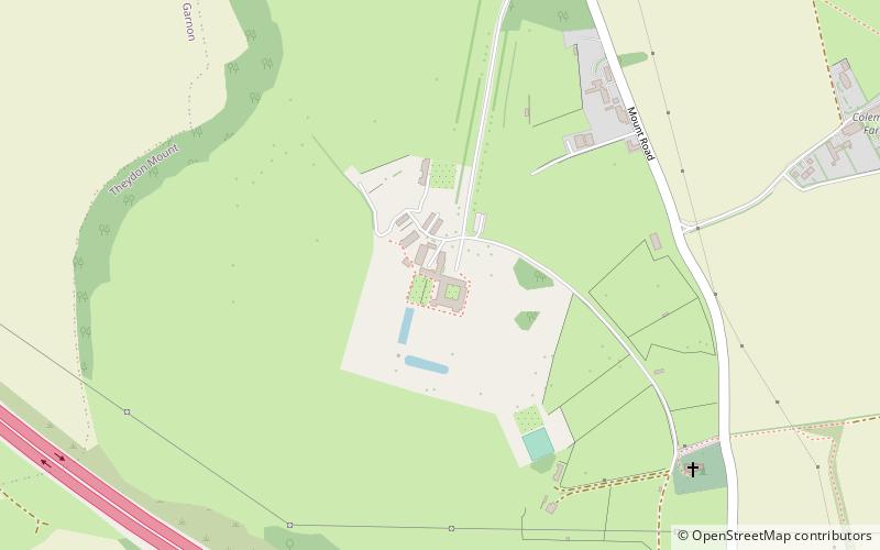 Hill Hall location map