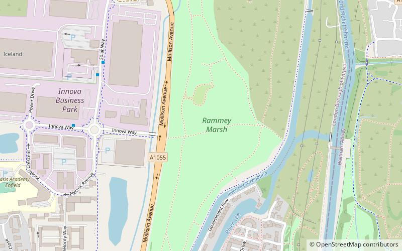 Rammey Marsh location map