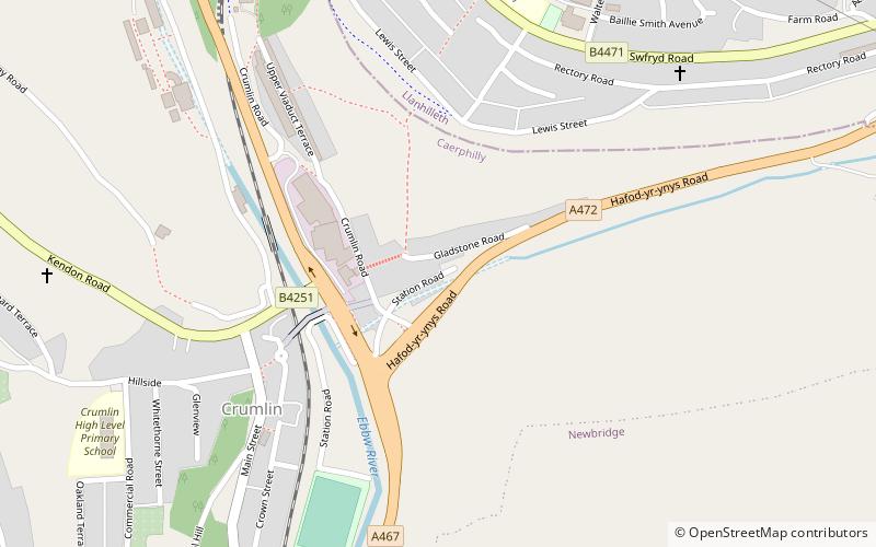 Crumlin Arm location map