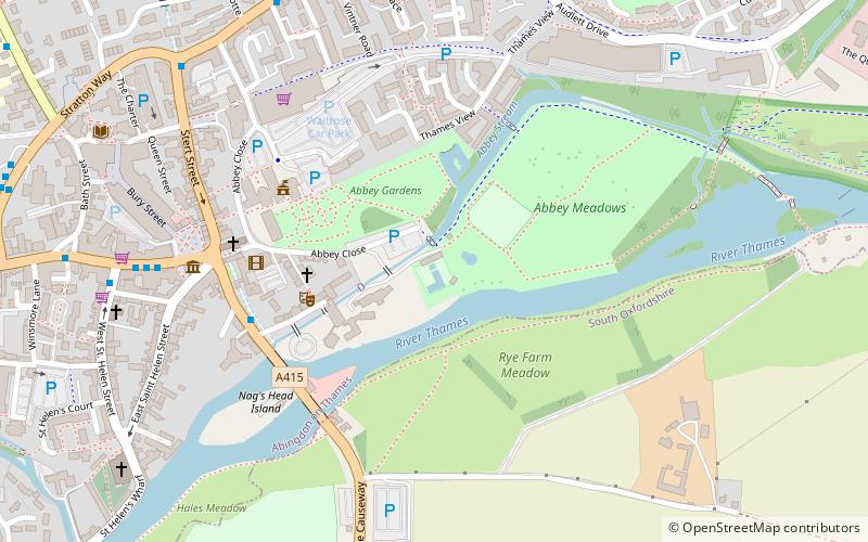 abbey meadows outdoor pool abingdon location map