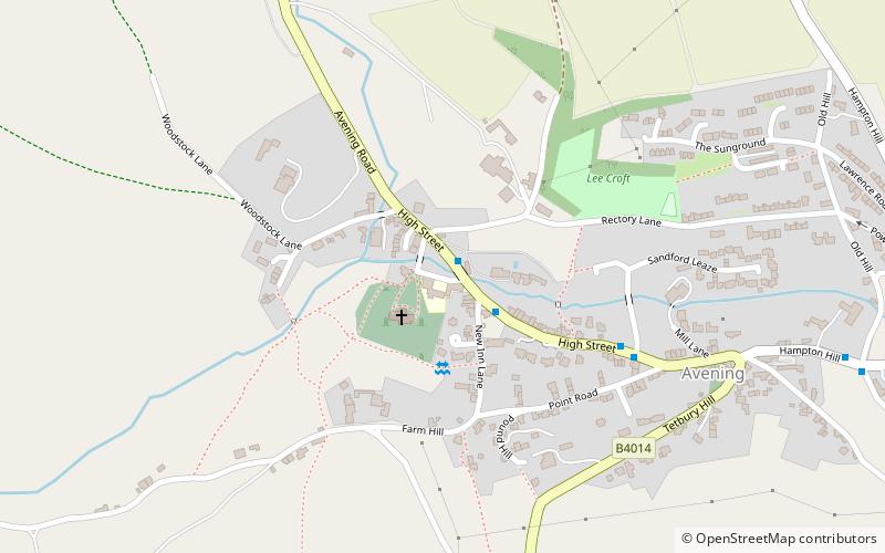 Avening Valley location map