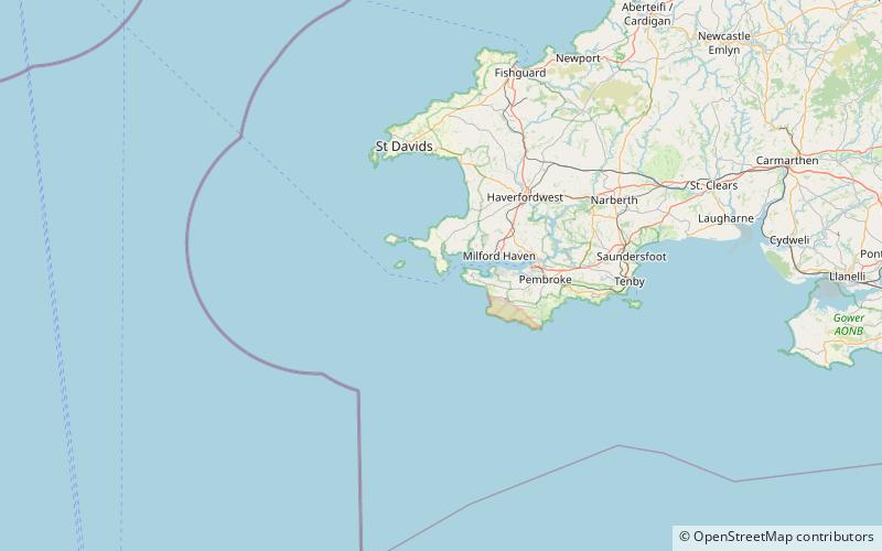 Latarnia morska St Anns Head location map