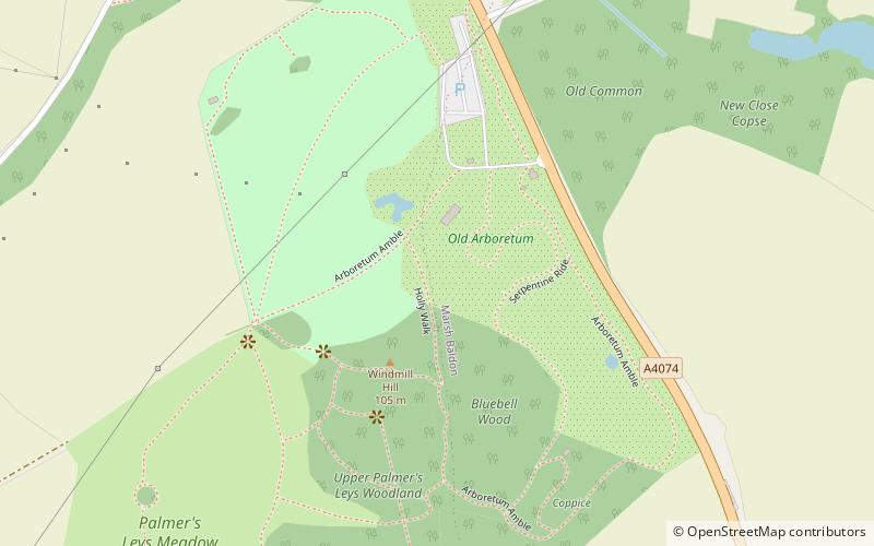 Harcourt Arboretum location map