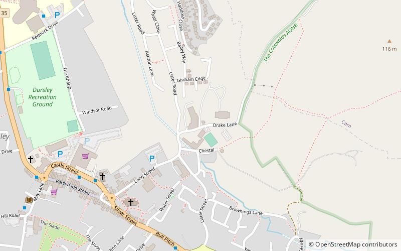 vale of berkeley dursley location map