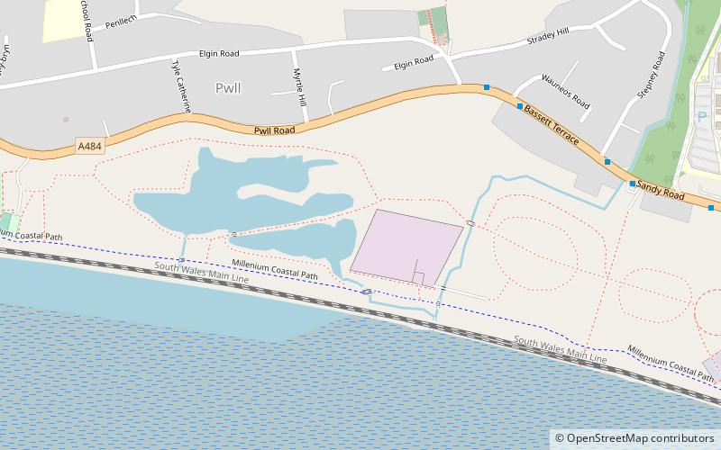 Millennium Coastal Park location map