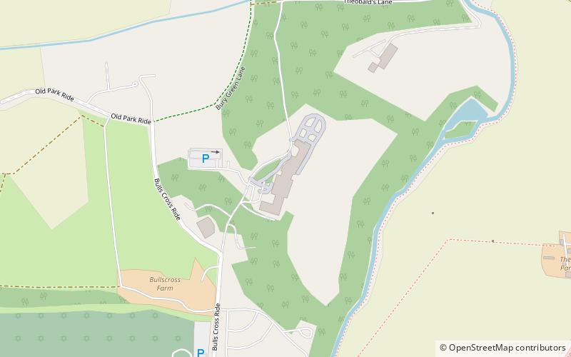 De Vere Theobalds Estate location map