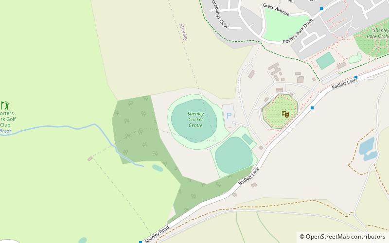 Denis Compton Oval location map