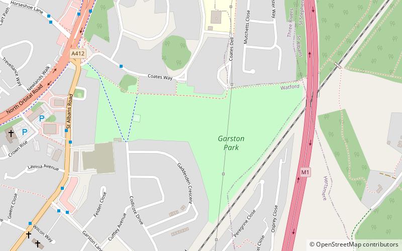 Garston Park location map