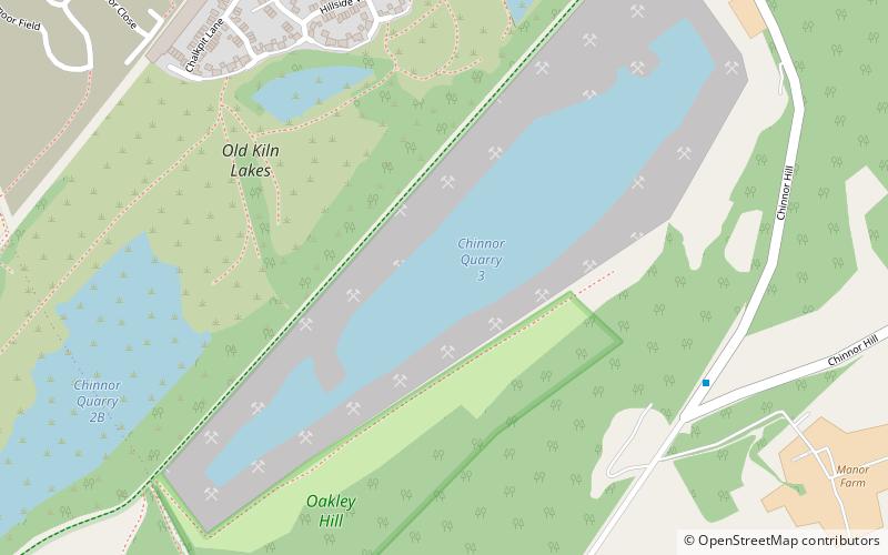 Chinnor Chalk Pit location map